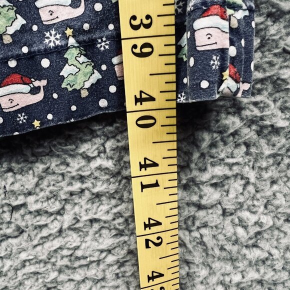 Vineyard‎ Vines Pajama Pants Mens XL Blue Christmas Whale Tree Holiday Lounge - Picture 12 of 12
